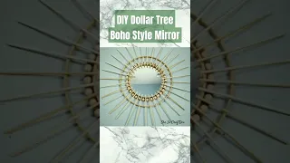 🔥Grab A Plain Dollar Tree Mirror For This DIY Idea #dollartreediy #shesocraftdee #shorts