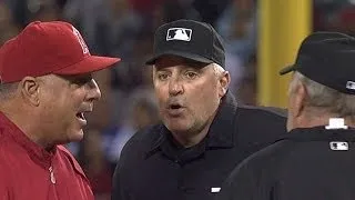 OAK@LAA: Scioscia ejected for arguing review