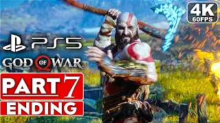 GOD OF WAR PS5 ENDING Gameplay Walkthrough Part 7 [4K 60FPS] - No Commentary (FULL GAME)