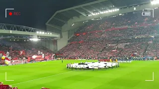 Liverpool vs. Bayern München the atmosphere at the match (19/02/2019) The best YNWA ever