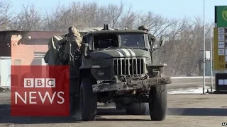 Ukraine crisis: Footage 'shows troops withdrawing from Debaltseve'