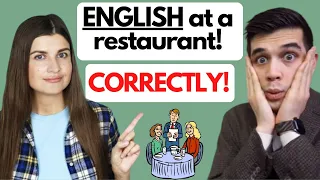 ENGLISH AT THE RESTAURANT /AVOID MISTAKES MADE AT ENGLISH LESSONS WITH KATE AND MADDY AT POC ENGLISH