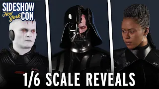 Hot Toys Darth Vader, Grand Inquisitor, & Reva Obi-Wan Kenobi Figures | Sideshow New York Con 2022