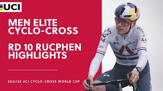 Round 10 - Men Elite Highlights | 2021/22 UCI CX World Cup - Rucphen
