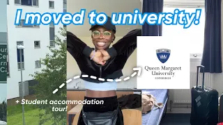 MOVING TO UNIVERSITY | Queen Margaret University, move in w/ m, accomodation tour!