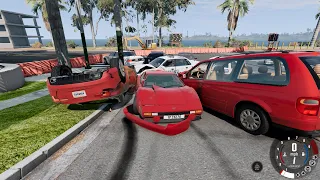 BeamNG Drive - Car Crashes - Crayz Drivers #52