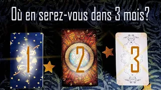 Où en serez-vous dans 3 mois? 3 choix