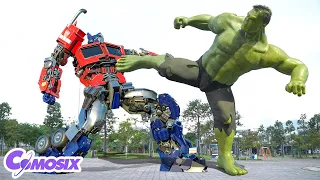 Hulk vs Optimus Prime War in Future World | 23nd Century Future Technology VFX