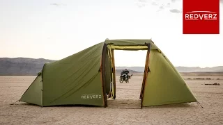Redverz Atacama Motorcycle Expedition Tent Walk Through