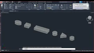 How To Draw Basic 3D shapes in AutoCAD!