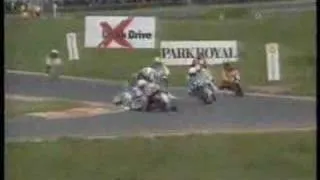 Barry Sheene & Wayne Gardner talk about Crashing