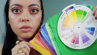 ASMR| Color Analysis Image Consultant [In-Depth] RP (PERSONAL ATTENTION) Styling & Makeup - SPRING