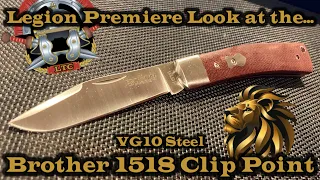 Brother Knives 1518 Slip Joint Clip in VG10 Steel