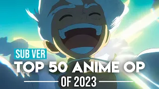 Top 50 Anime Openings of 2023 (Subscribers Version)