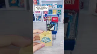 Mini Brands Grocery Shopping Store For Ice cream CheeseIt Poptarts #Shorts #ASMR