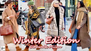 Everyday Elegance in Milan | What Italians are Wearing 5°C | Milan Street Fashion #winteroutfit2024