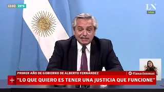 Alberto Fernández, sobre la carta de Cristina: "Comparto mucho de lo que planteó sobre la Justicia"