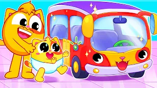 Wheels on the Super Bus Song | Funny Songs For Baby & Nursery Rhymes by Toddler Zoo