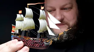 Building the Santisima Trinidad - a Black Seas miniature