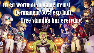 【Elsword NA】GET PERMANENT 50% EXP BUFF + FREE STAM BAR DAILY THIS EVENT (10/21 - 9/03)