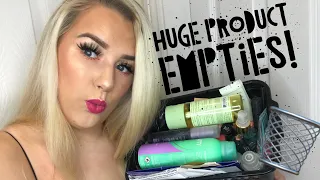 HUGE BEAUTY PRODUCT EMPTIES - WOULD I REPURCHASE?! | AMBER HOWE