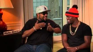 Kevin Hart and Ice Cube talk 'Ride Along' and tough grandmas