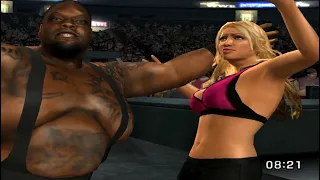 Big Daddy V vs Jillian Hall - Ironman Submission - Monday Night Raw -Stinkface - Intergender Match