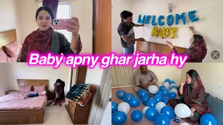 Ibrahim apny ghar ja rha hy | kousar ka ghar sjaya  | sitara yaseen vlog