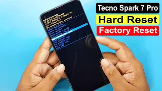 Tecno Spark 7 Pro Hard Reset & Factory Reset | Tecno Spark 7 Pro (KF8) Pattern Unlock Easy Method |