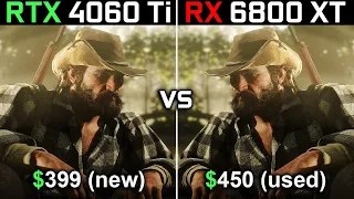 RTX 4060 Ti vs RX 6800 XT | Test in 15 Games | How Big Is The Difference? | 2023