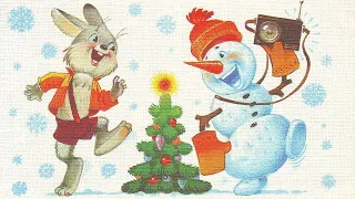 Советские  Новогодние открытки.Завируха - метель.