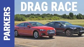 Kia Stinger vs Audi A5 Sportback DRAG RACE | Which is faster?