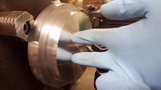 Machining a liquid rocket injector on manual lathe