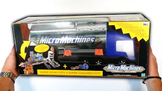 Unboxing Original 2001 Micro Machines Stunt City Set