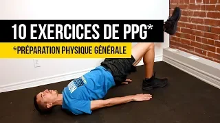 10 exercices de PPG course à pied SANS matériel !