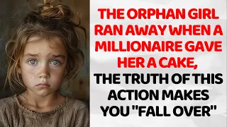 The orphan girl ran away when a millionaire gave her a cake, the truth makes you "fall over"