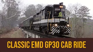 Train Ride at the Tennessee Valley Railroad Museum - Southern Railway GP30 High Hood Locomotive