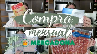 🛒 COMPRA MENSUAL MERCADONA 🛍 💸 314€ 💸 CON PRECIOS!!! 🤑