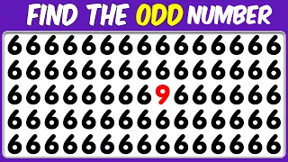 【Easy, Medium, Hard Levels】Can you Find the Odd Emoji out & Letters and numbers in 15 seconds? #28