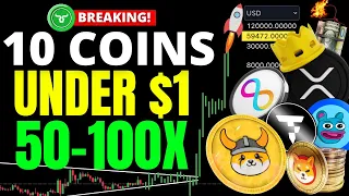 Top 10 Crypto Coins Will Make Millionaires! (BEST CRYPTO TO BUY NOW UNDER $1 In 2024)