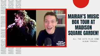 Reaction to Mariah Carey - Music Box Tour at Madison Square Garden