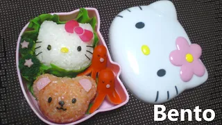 キャラ弁 キティ Kitty Rice ball shapers