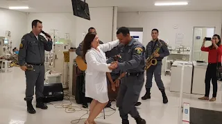 08/2019: Corpo Musical da Polícia Militar/MT: Rasqueado Cuiabamo: Dia dos Pais no CENEC