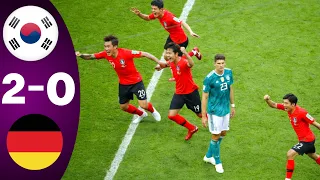 South Korea 2 x 0 Germany World Cup Highlights 2018