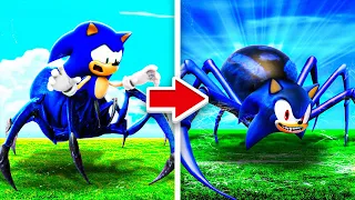 Upgrading Sonic to SPIDER SONIC In GTA 5 RP!