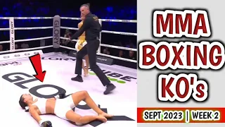 MMA & Boxing Knockouts, September 2023 | Week 2