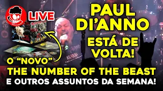 LIVE: PAUL DI'ANNO, IRON MAIDEN E MAIS! | TUPFS LIVE #70