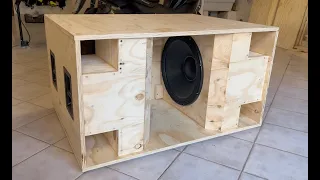 HOW TO MAKE A 18" BANDPASS SUBWOOFER | DIY