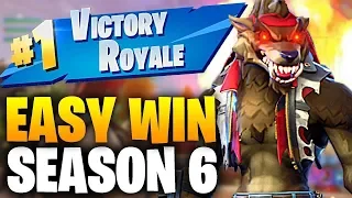 Fortnite-How to get your *FIRST* Season 6 solo Victory Royale