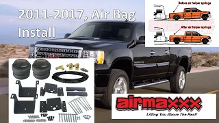 2011-2017 Chevy Gmc, Airmaxxx Airbag Install 2500 and 3500 Trucks